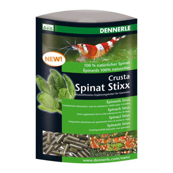 Hrana creveti Dennerle Crusta Spinach Stixx