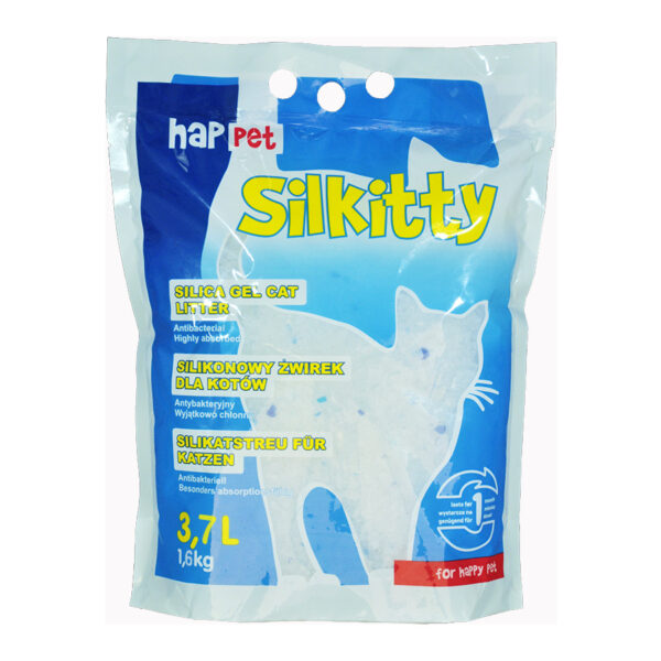 Asternut igienic pentru pisici silicat 1.6kg 3.7L