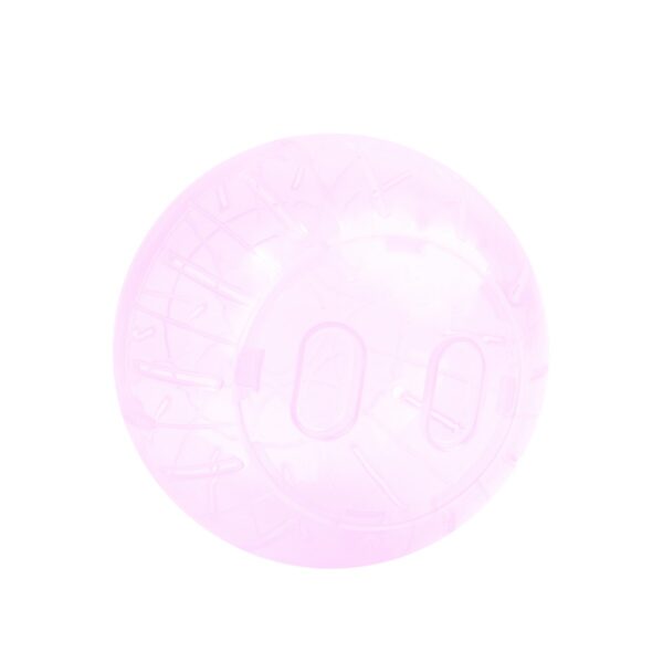 Jucarie Happet bila plastic pentru hamsteri 14.5 cm roz Y016
