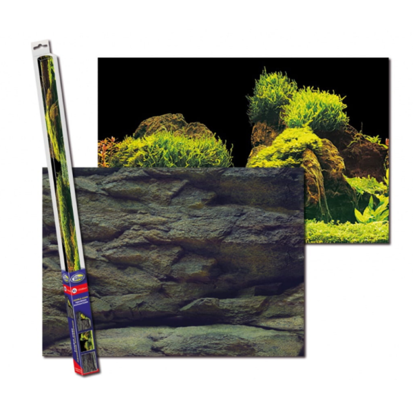 Fundal – Background acvariu dublu Roci Plante 150x60cm